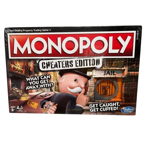 Monopoly Cheaters Edition Board Game 2017 Hasbro New Sealed - Picture 1 of 4